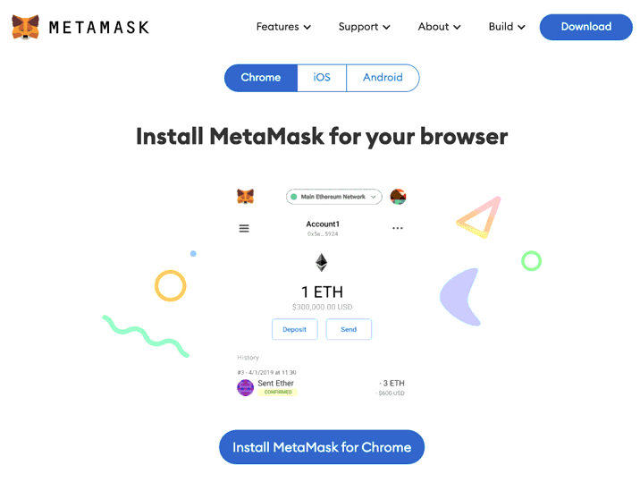 MetaMask wallet aanmaken